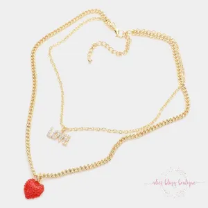 Love Burst Necklace in Gold