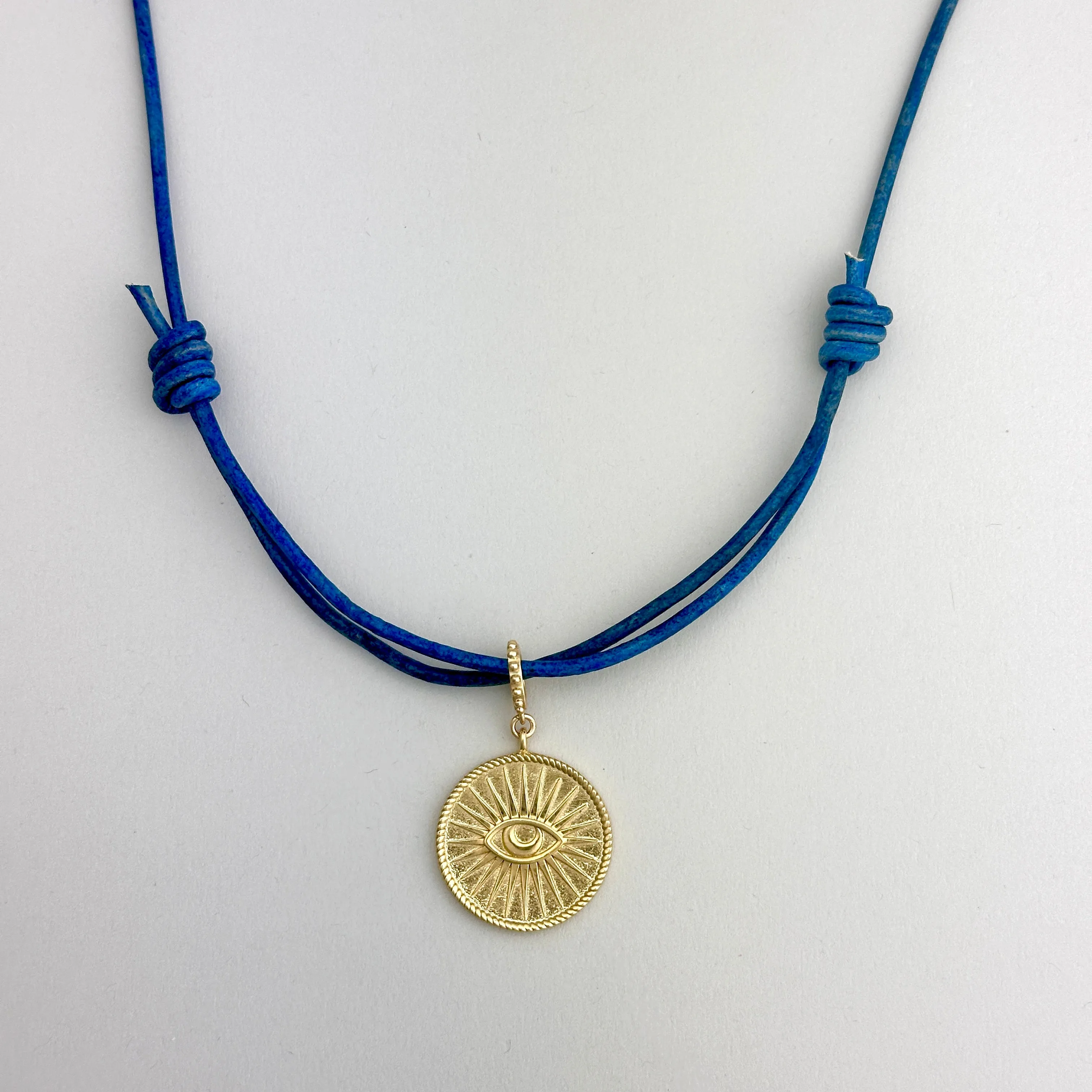 LOVE TOKEN Cord Necklace : “ALL SEEING EYE”