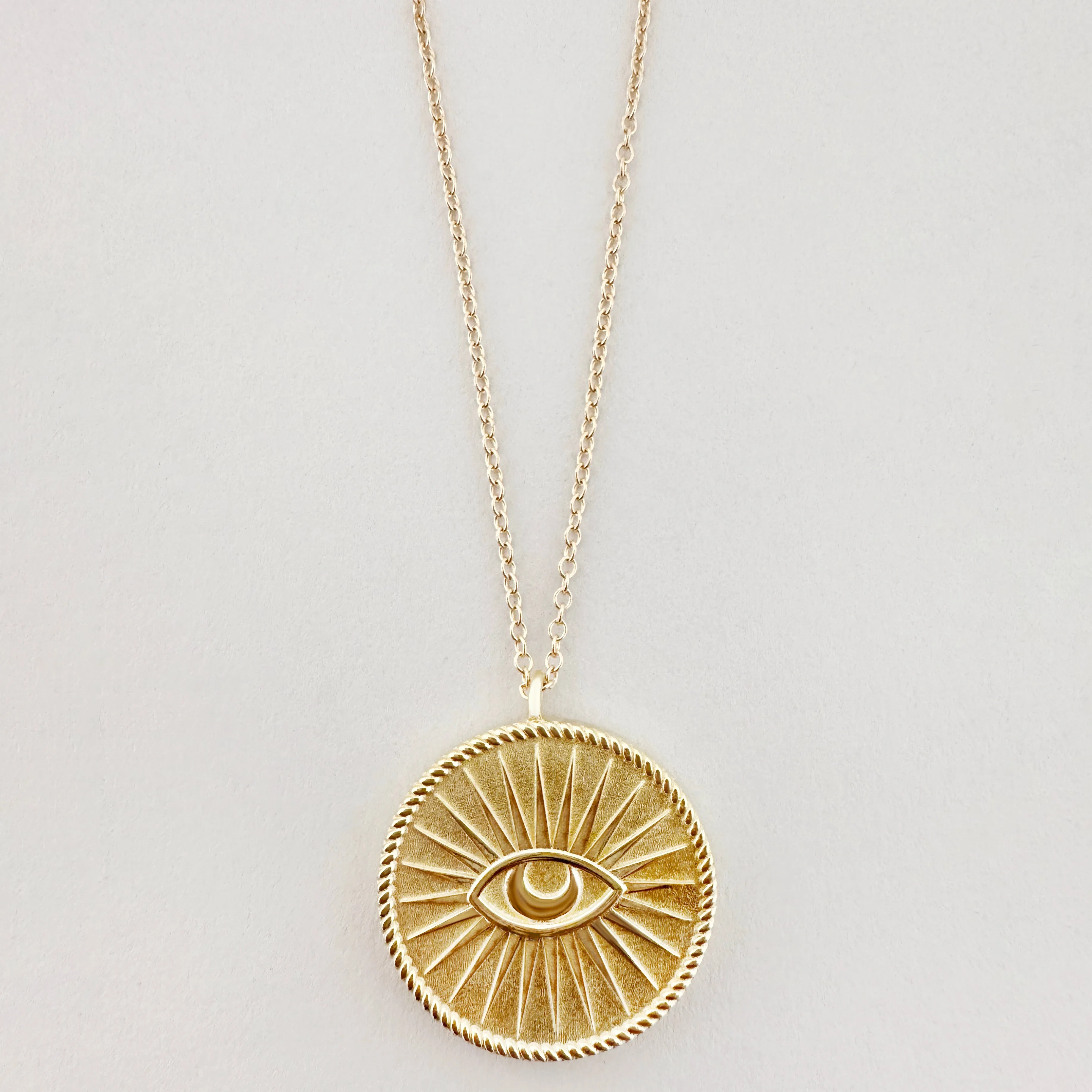 LOVE TOKEN Necklace : “Love At First Sight”   “ALL SEEING EYE”