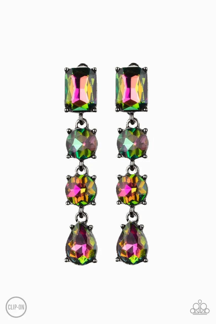 Make A-LIST Multi Paparazzi Clip-On Earrings