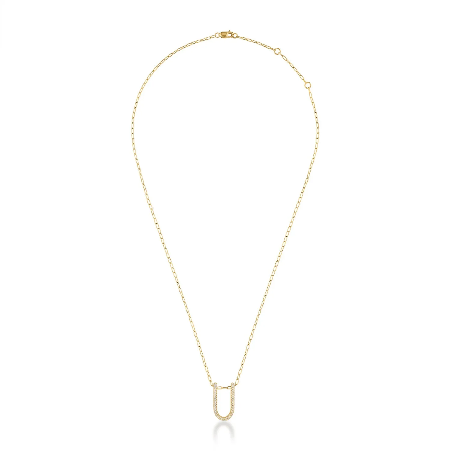 Mara Medium Folded Link Pendant I