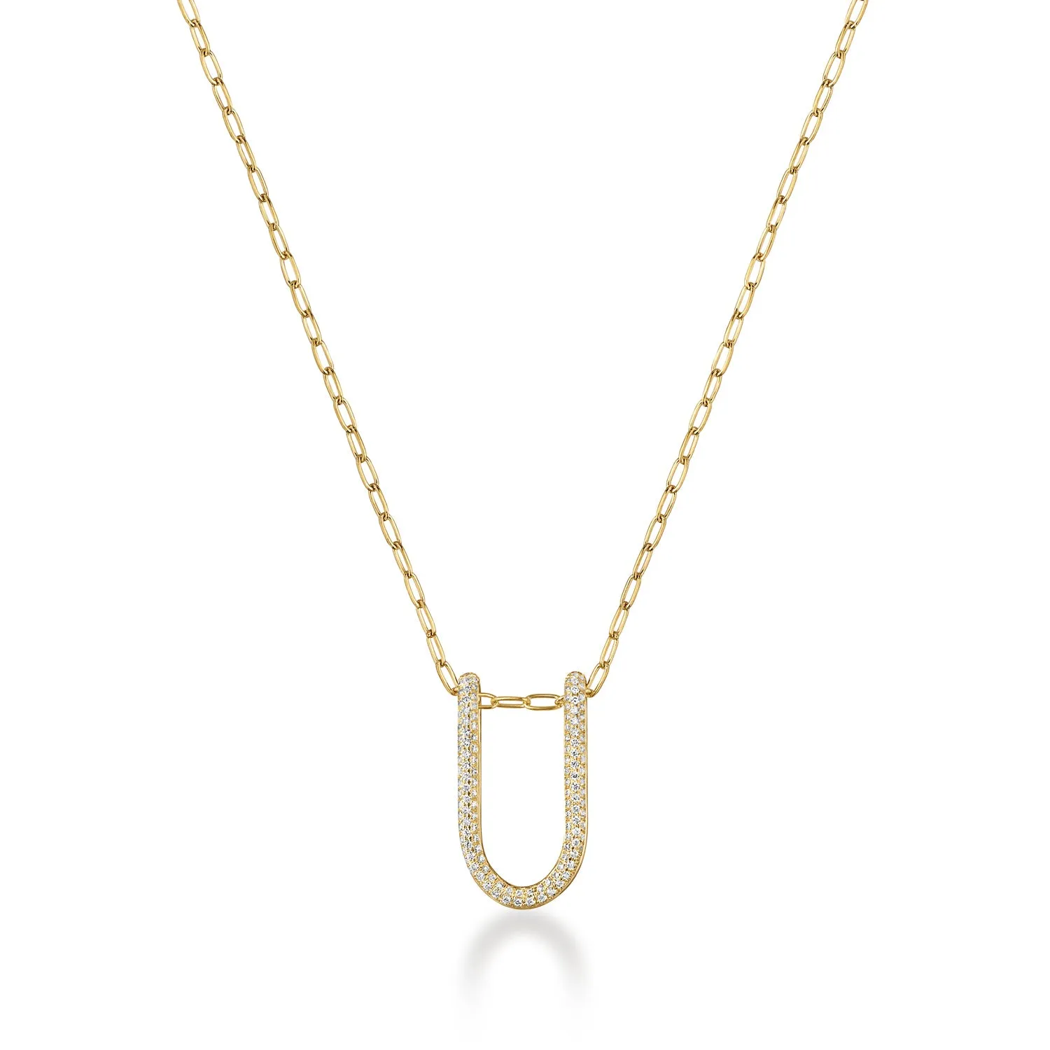 Mara Medium Folded Link Pendant I