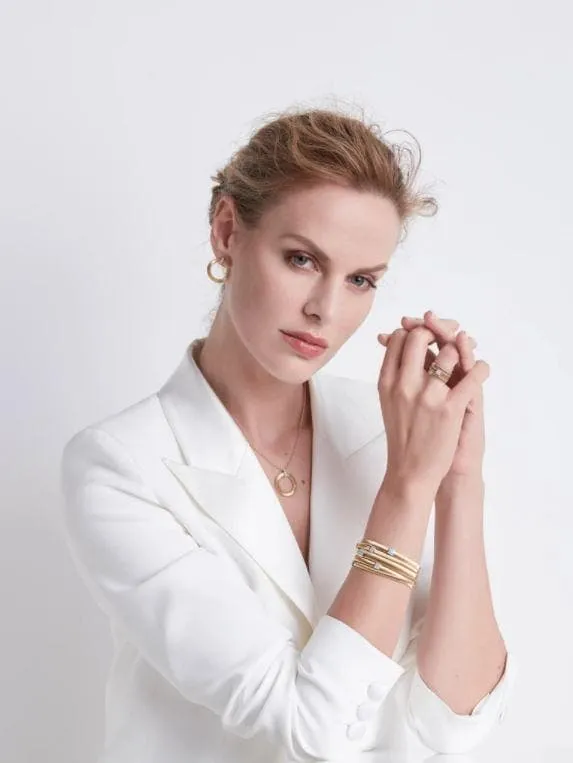 Marco Bicego Masai Diamond Single Circle Short Necklace