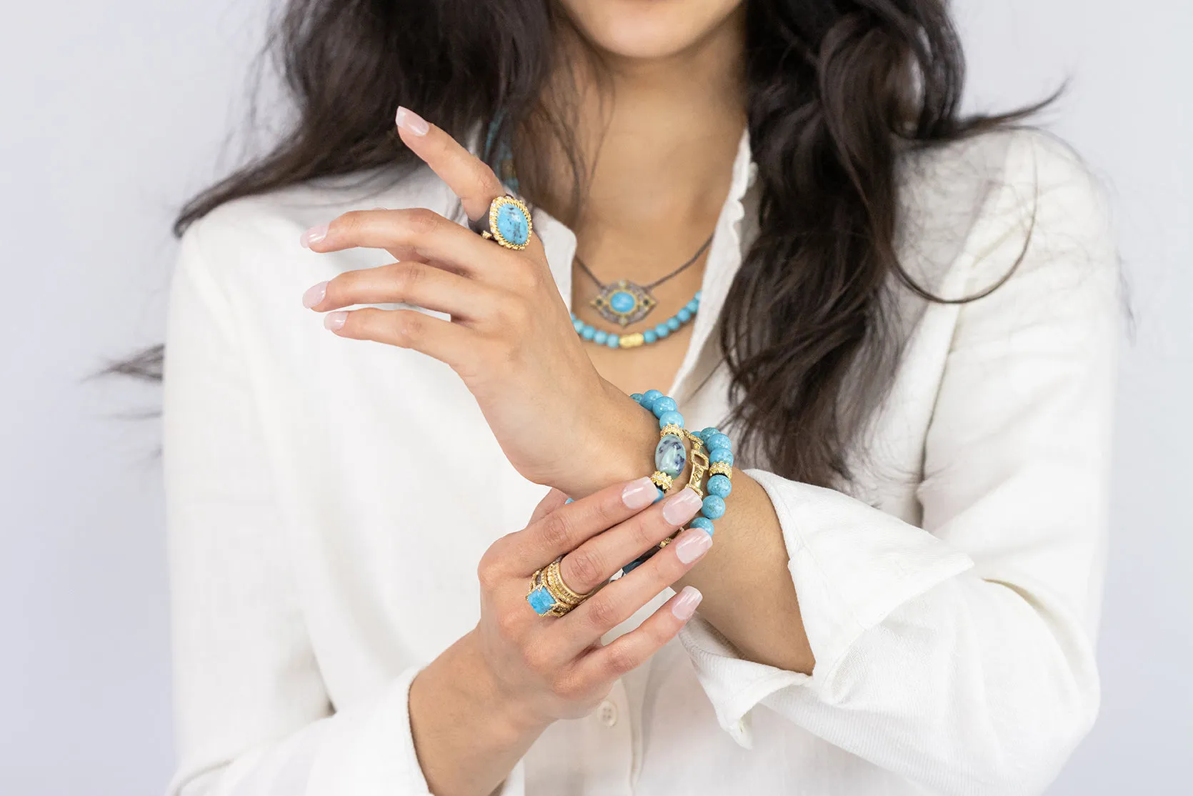 MARQUISE TURQUOISE SIGNET RING