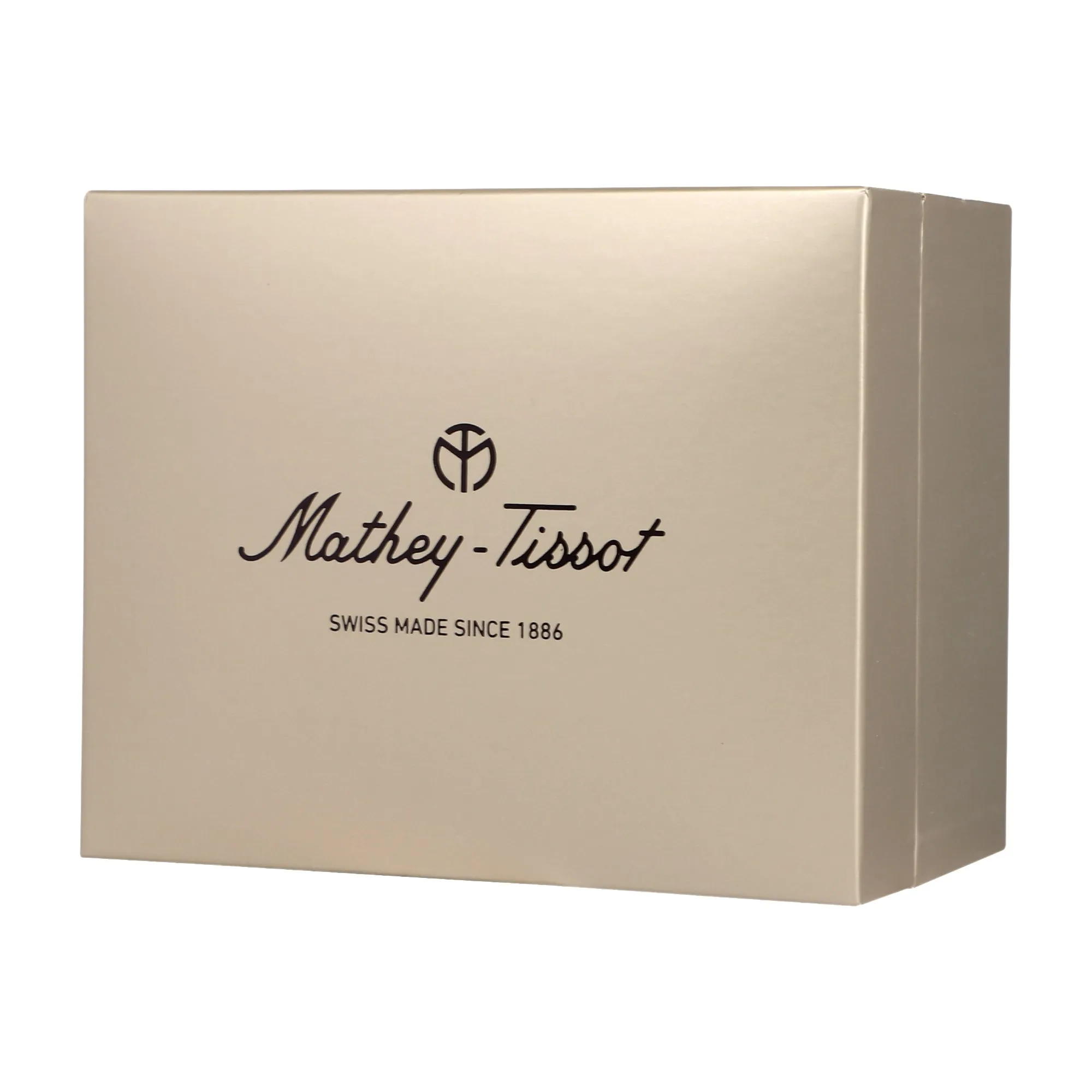 Mathey-Tissot Stainless Steel White Dial Analog Watches for Men-H809Bqyi, Multi-Color Band