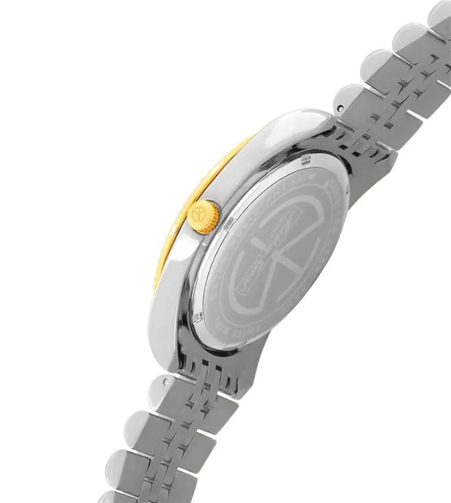 Mathey-Tissot Stainless Steel White Dial Analog Watches for Men-H809Bqyi, Multi-Color Band