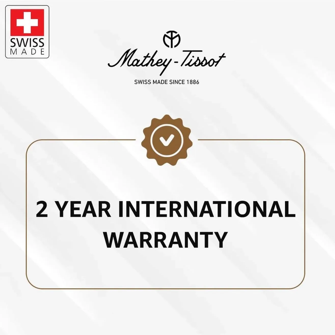 Mathey-Tissot Swiss Made Analog White Dial Gents Watch-HB611251MBR