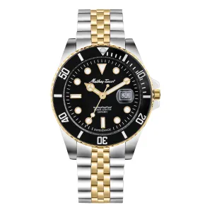 Mathey-Tissot Swiss Made Mathy Ceramic Quartz Black Dial  Gents Watch -  H901CRBN