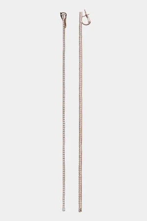 MATTIA CIELO | YELLOW GOLD DIAMOND DANGLE EARRINGS