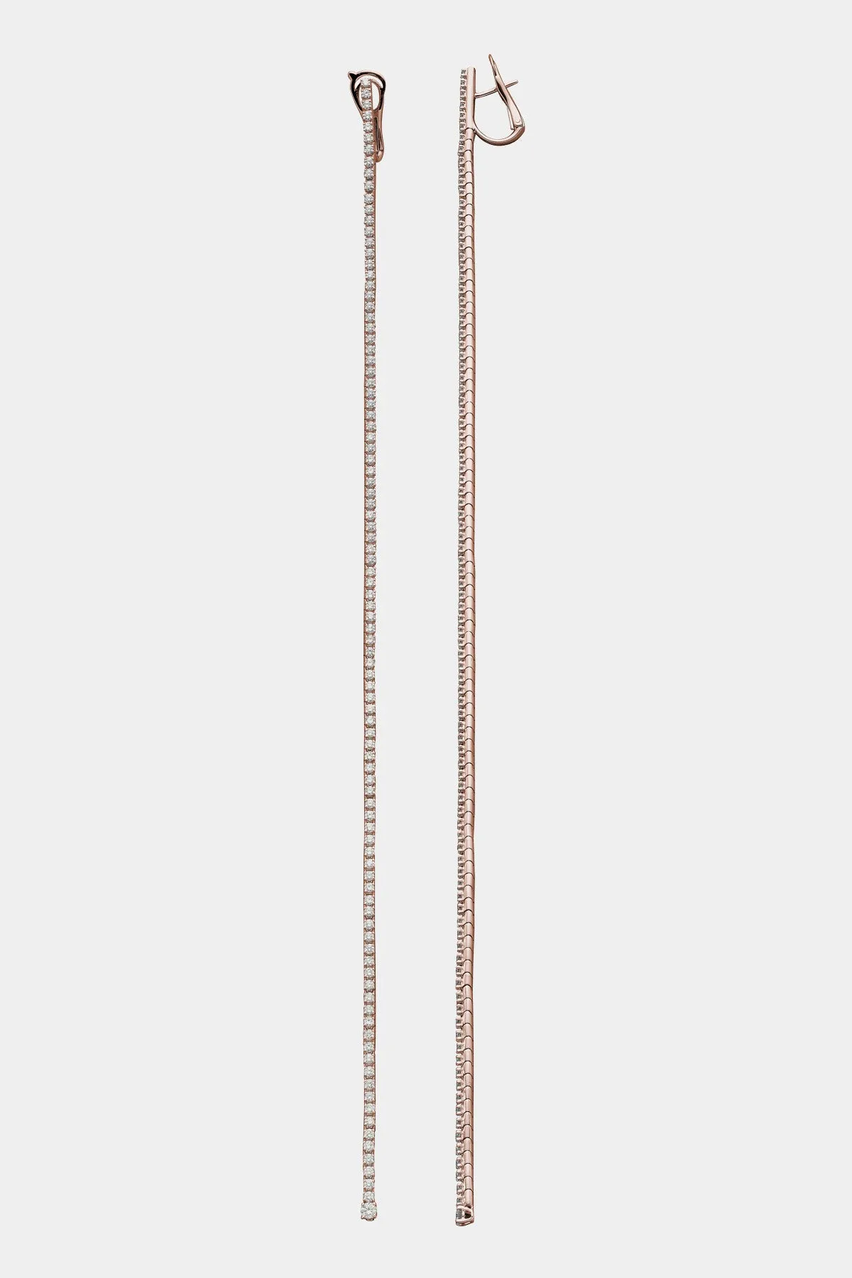 MATTIA CIELO | YELLOW GOLD DIAMOND DANGLE EARRINGS