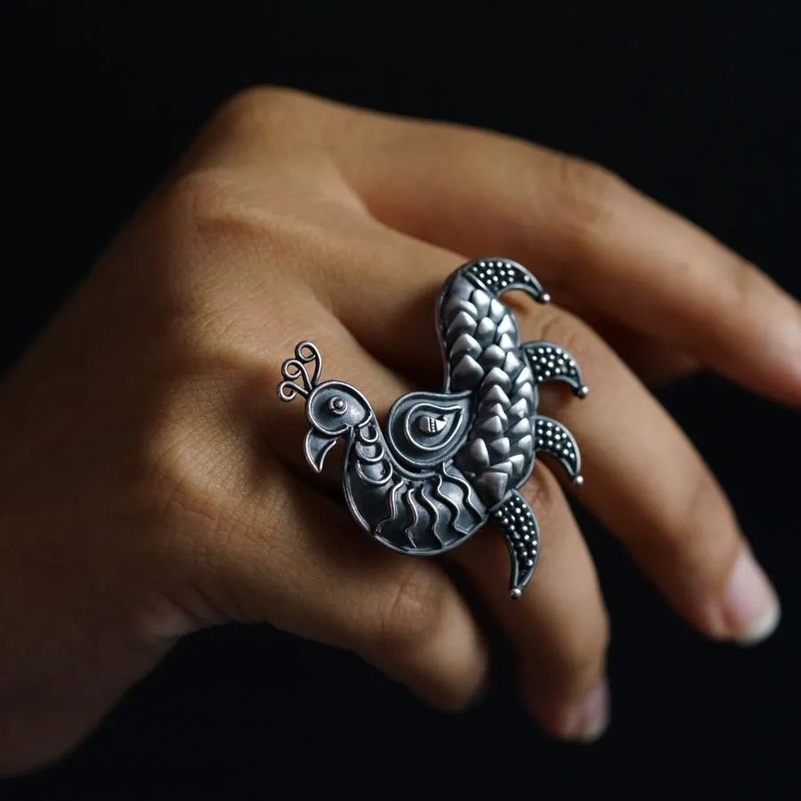 Mayur Ring: Small (Adjustable)