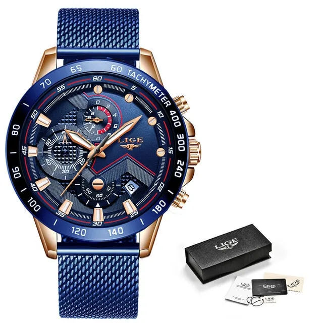 Men's Classic Quartz Waterproof Watches
