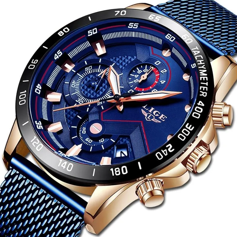 Men's Classic Quartz Waterproof Watches