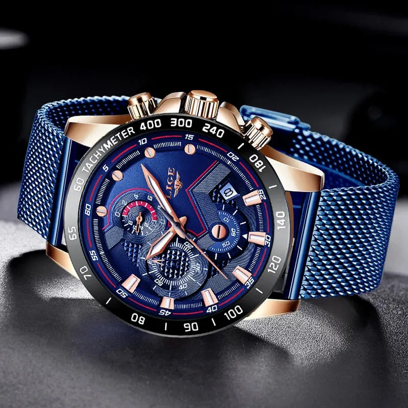 Men's Classic Quartz Waterproof Watches