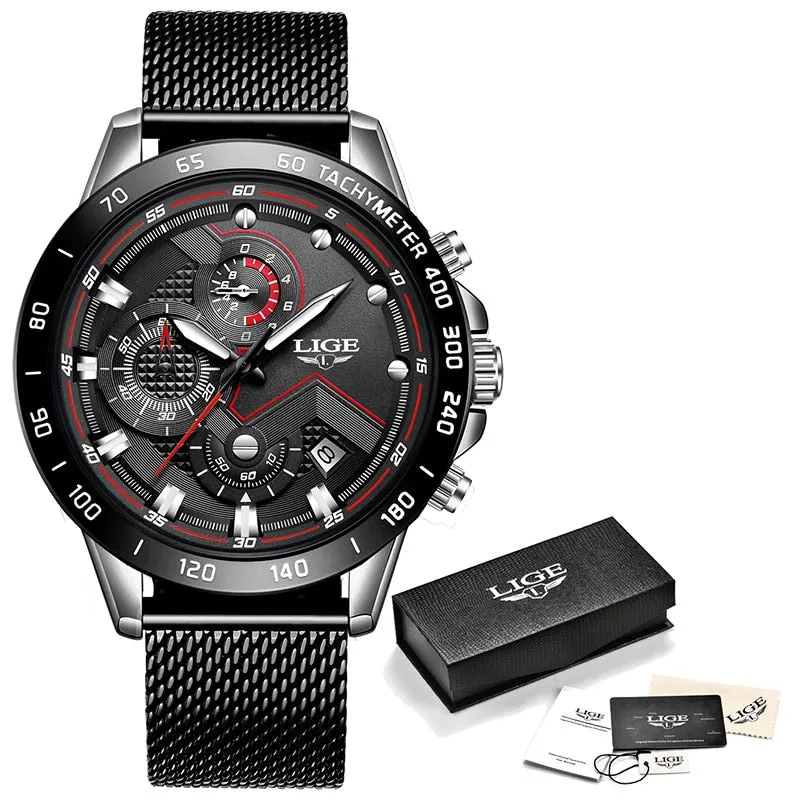 Men's Classic Quartz Waterproof Watches