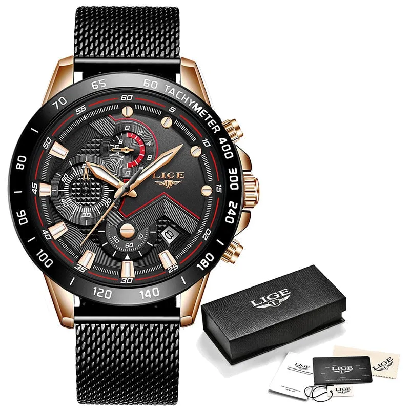 Men's Classic Quartz Waterproof Watches