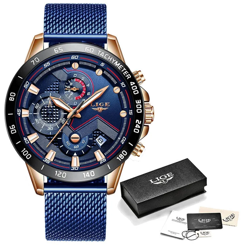 Men's Classic Quartz Waterproof Watches