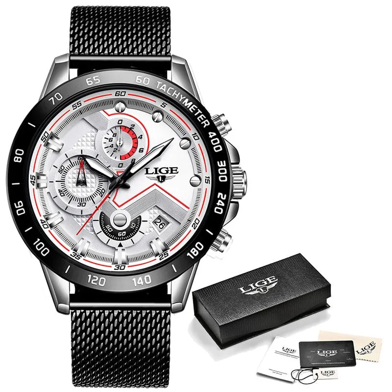 Men's Classic Quartz Waterproof Watches
