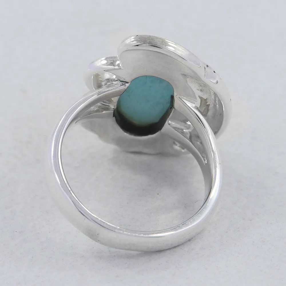 Mexican Turquoise 925 Sterling Silver Ring