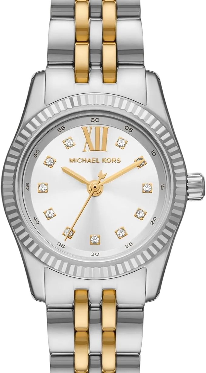 Michael Kors Petite Lexington Pavé Two-Tone Watch