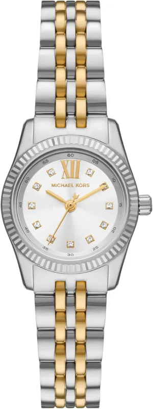 Michael Kors Petite Lexington Pavé Two-Tone Watch