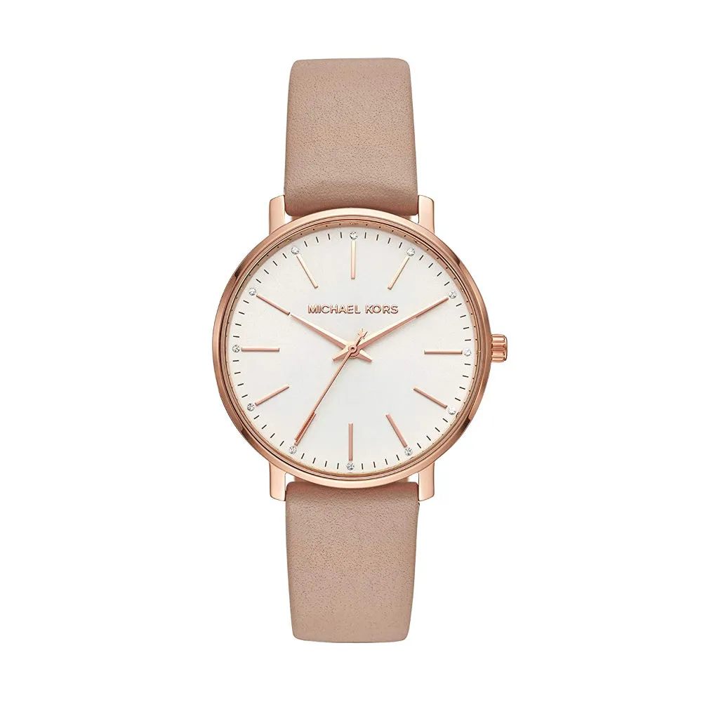 Michael Kors Women's Pyper Analog White Dial Watch