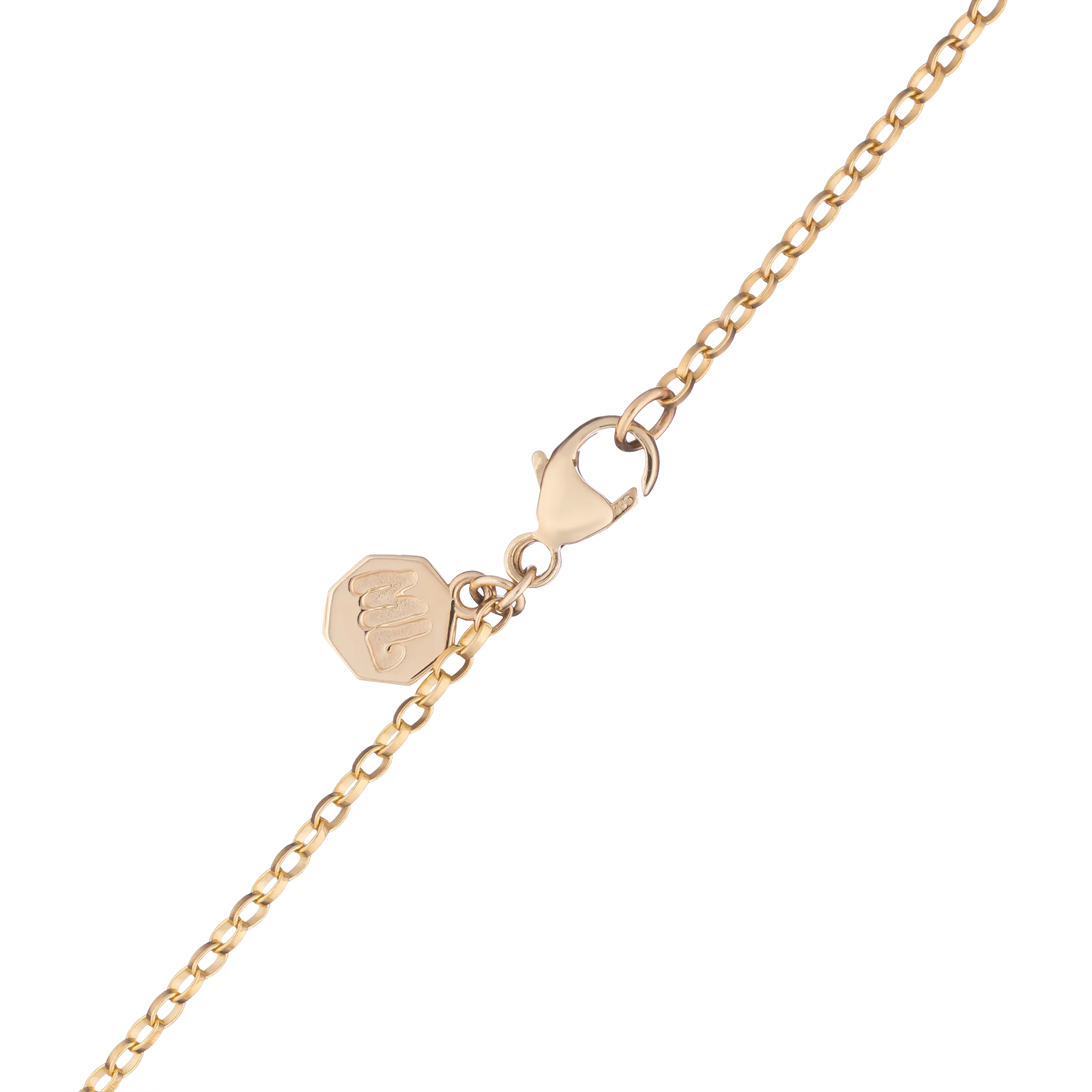 Mini Diamond Halo Porte Bonheur Peridot