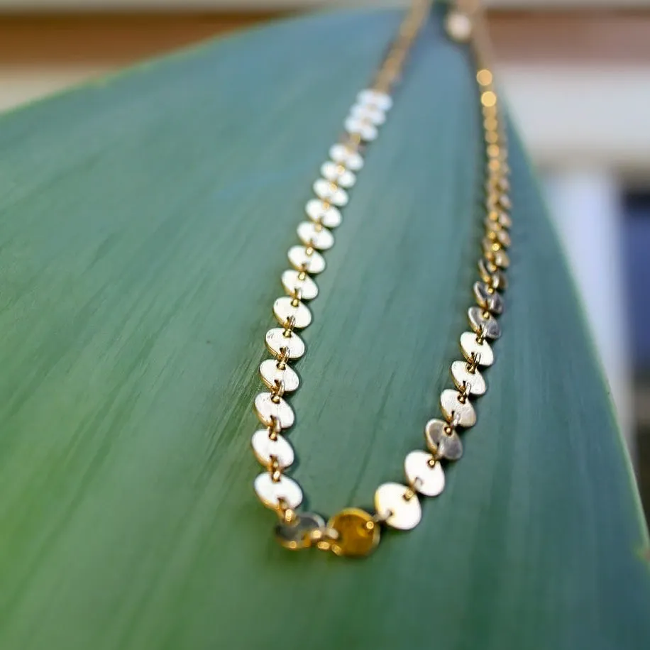 Mini Gold Coin Necklace