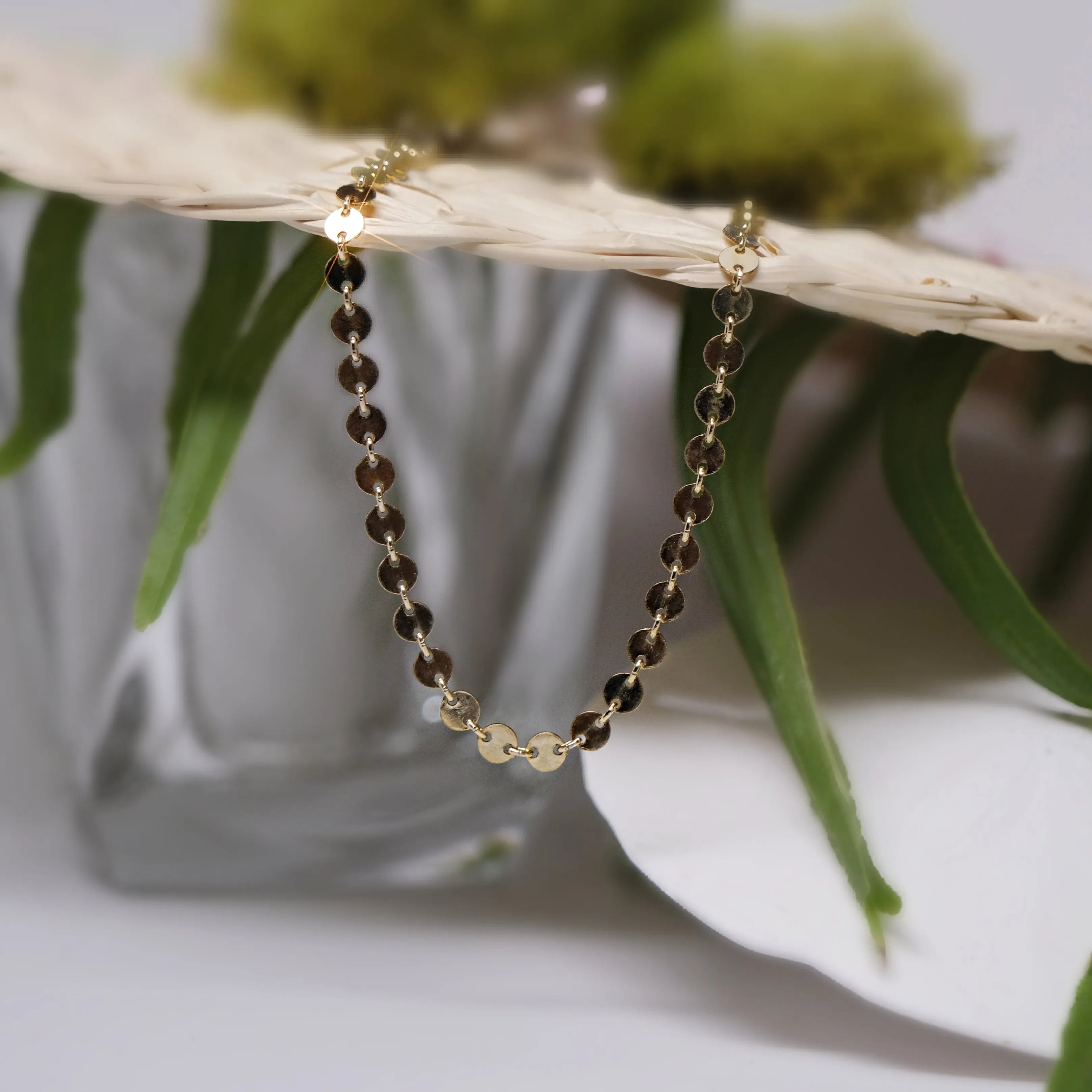 Mini Gold Coin Necklace