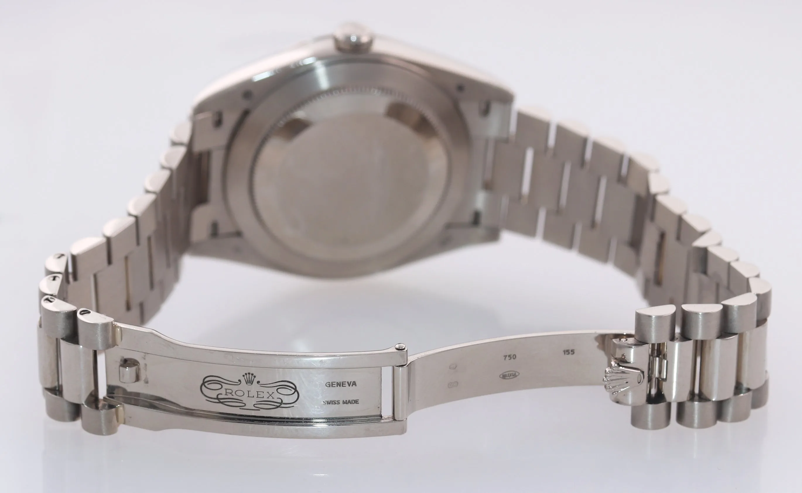 MINT 2016 PAPERS Rolex Day Date 40 White Gold President Rhodium 228239 Watch Box