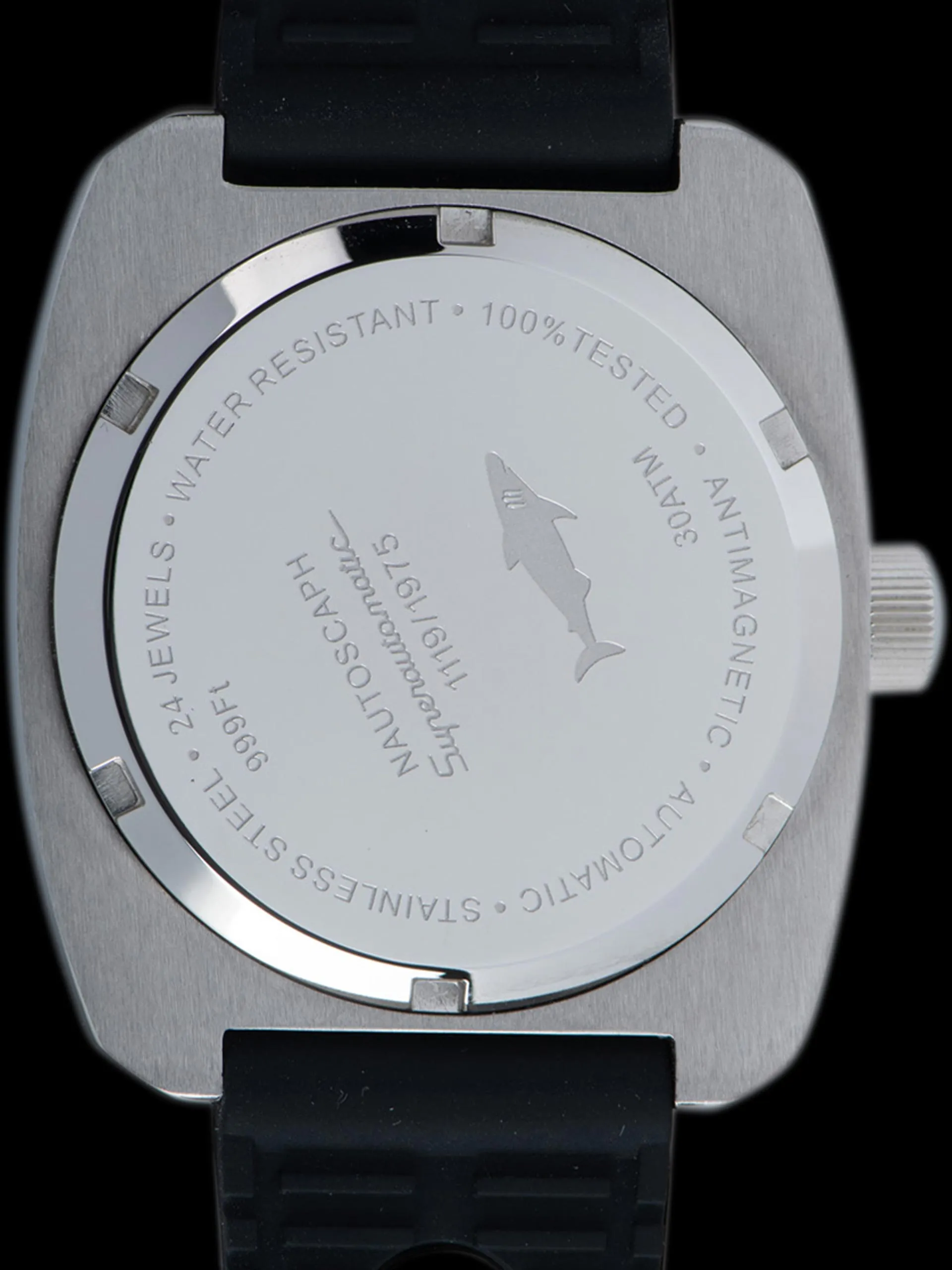 Nautoscaph Superautomatic W/ Rubber Dive Strap