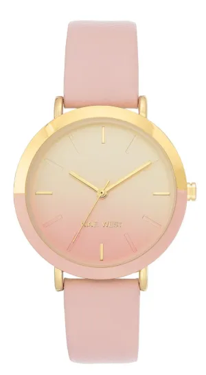 Nine West Pink Dial Analog Watch For -  Ladies NW-2346GPLP