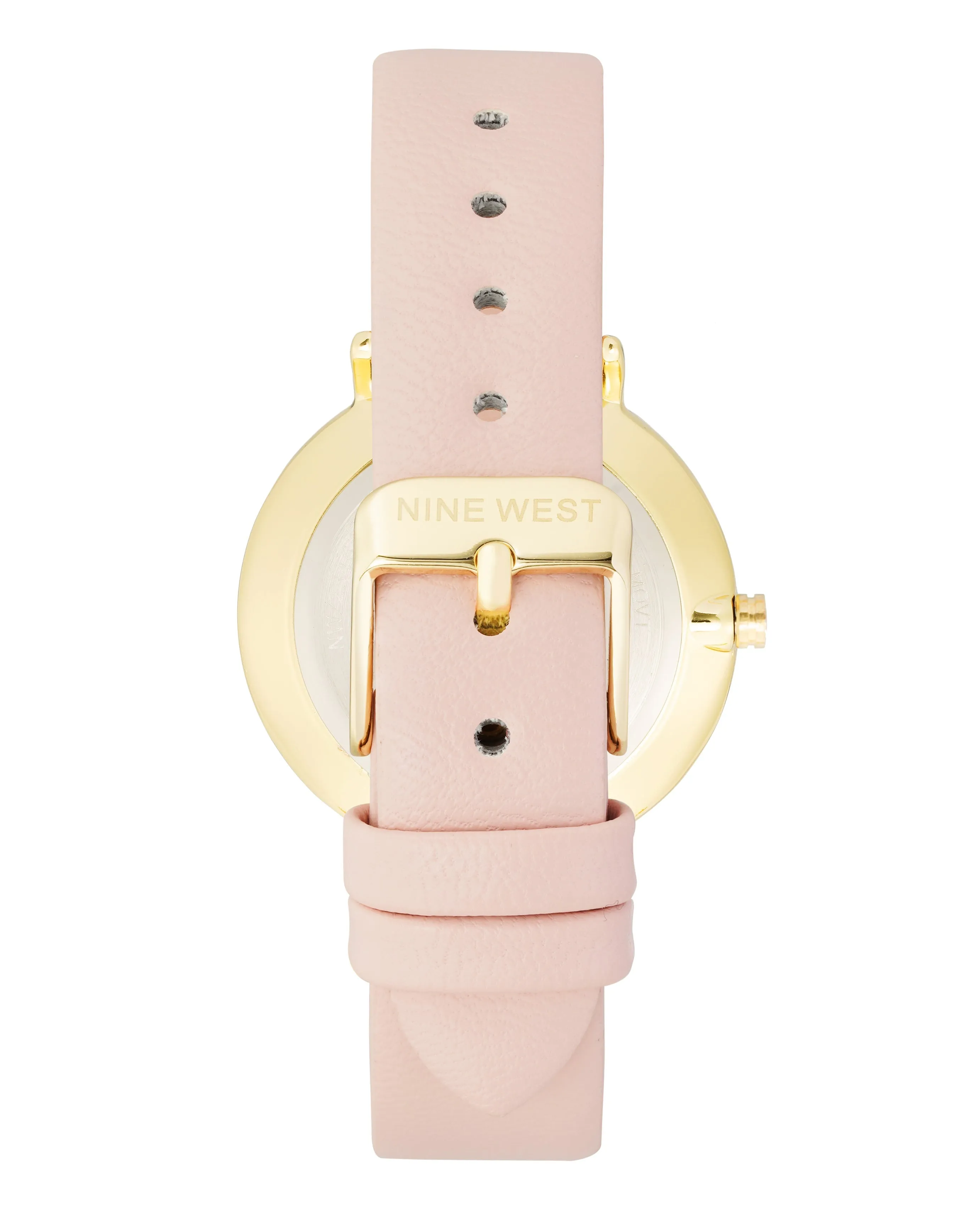 Nine West Pink Dial Analog Watch For -  Ladies NW-2346GPLP