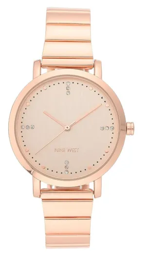 Nine West Rose Gold Dial Analog Watch For -  Ladies NW-2278RORG