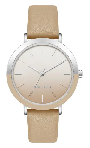 Nine West Tan Dial Analog Watch For -  Ladies NW-2347SVTN