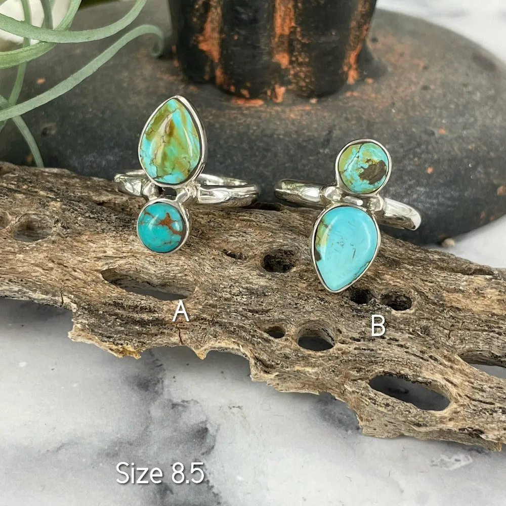 North South (Turquoise) ring