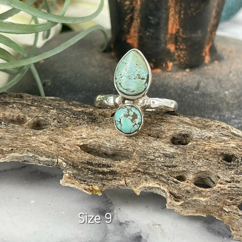 North South (Turquoise) ring