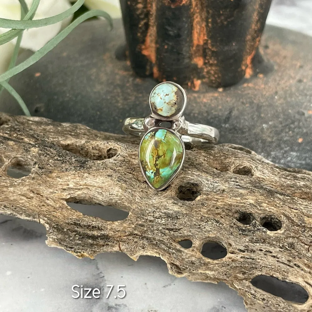 North South (Turquoise) ring