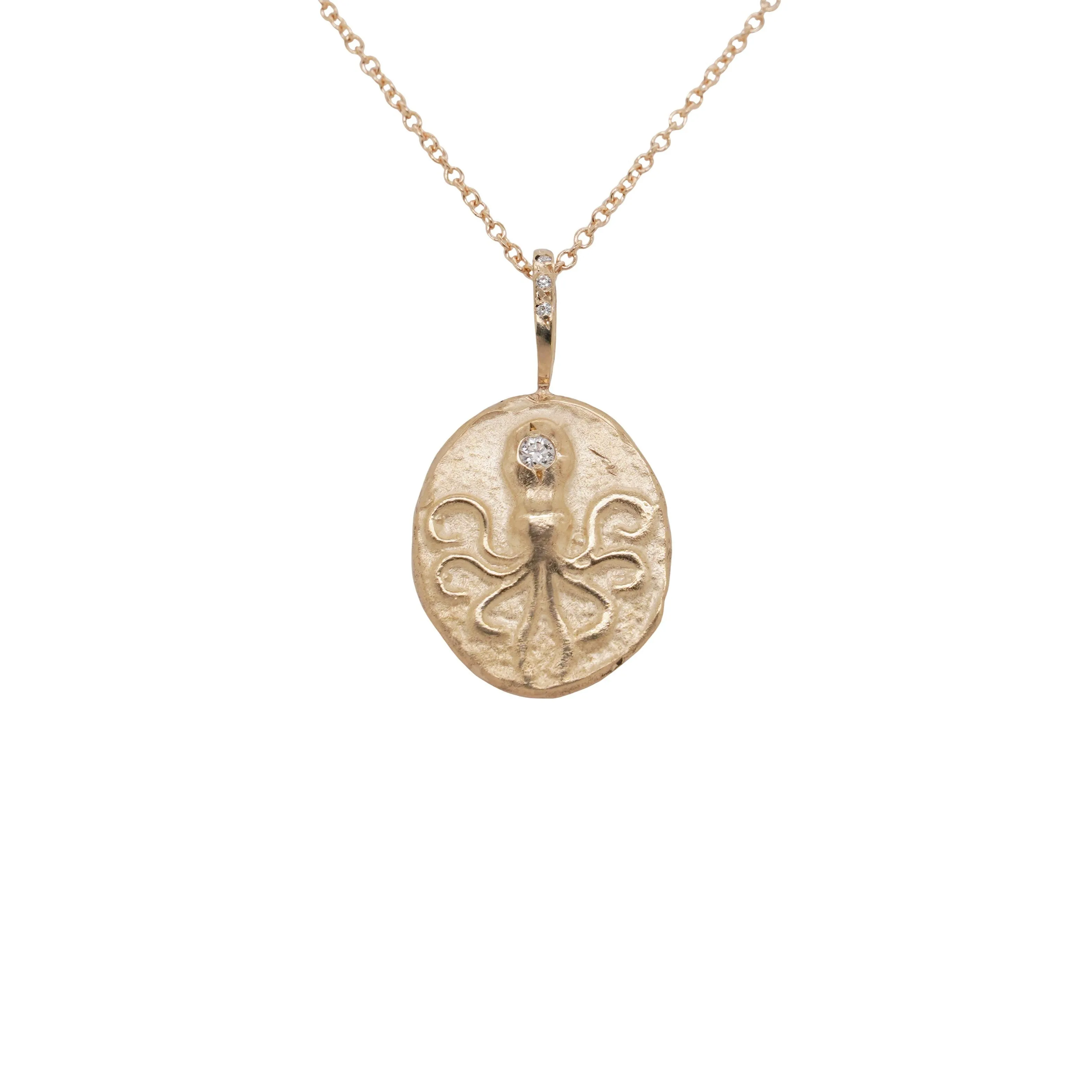 Octopus "Listen" Artifact Necklace