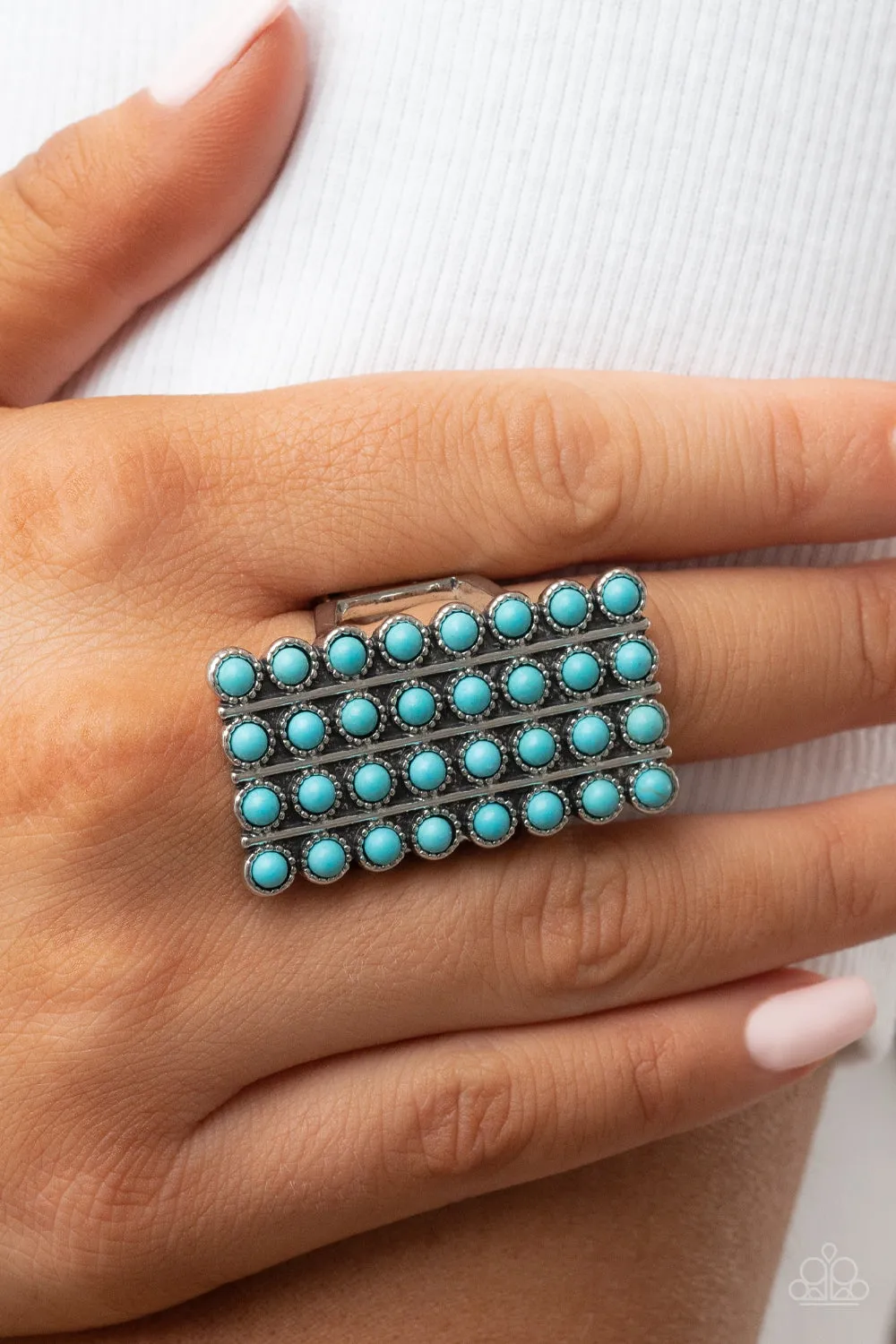 Pack Your SADDLEBAGS - Blue (Turquoise) Ring