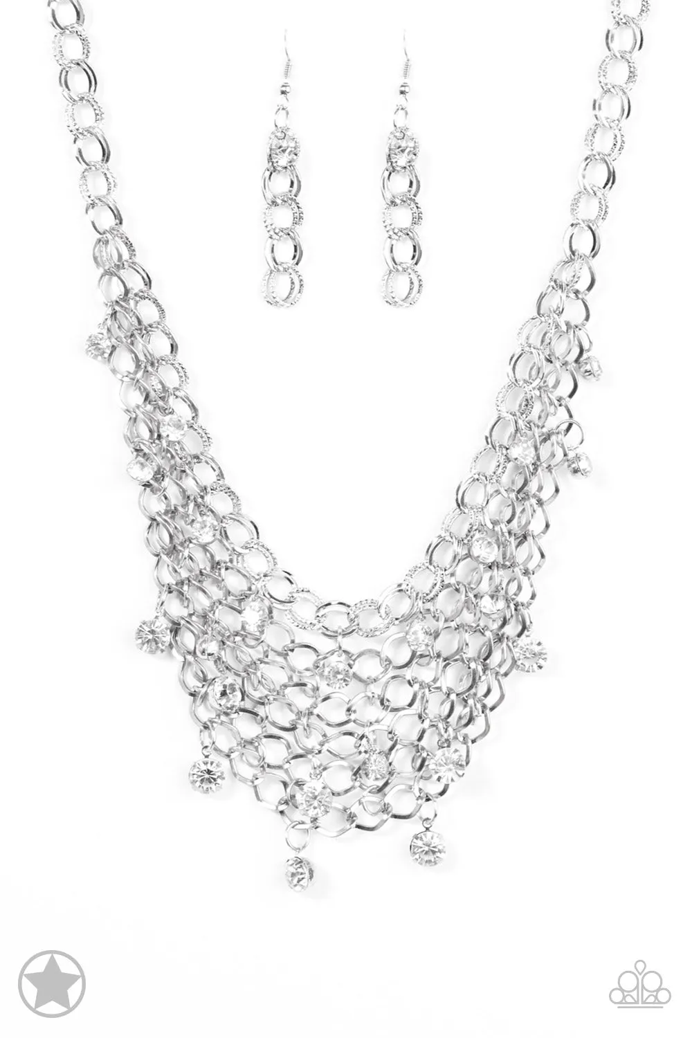 Paparazzi - Fishing for Compliments - Silver  Necklace