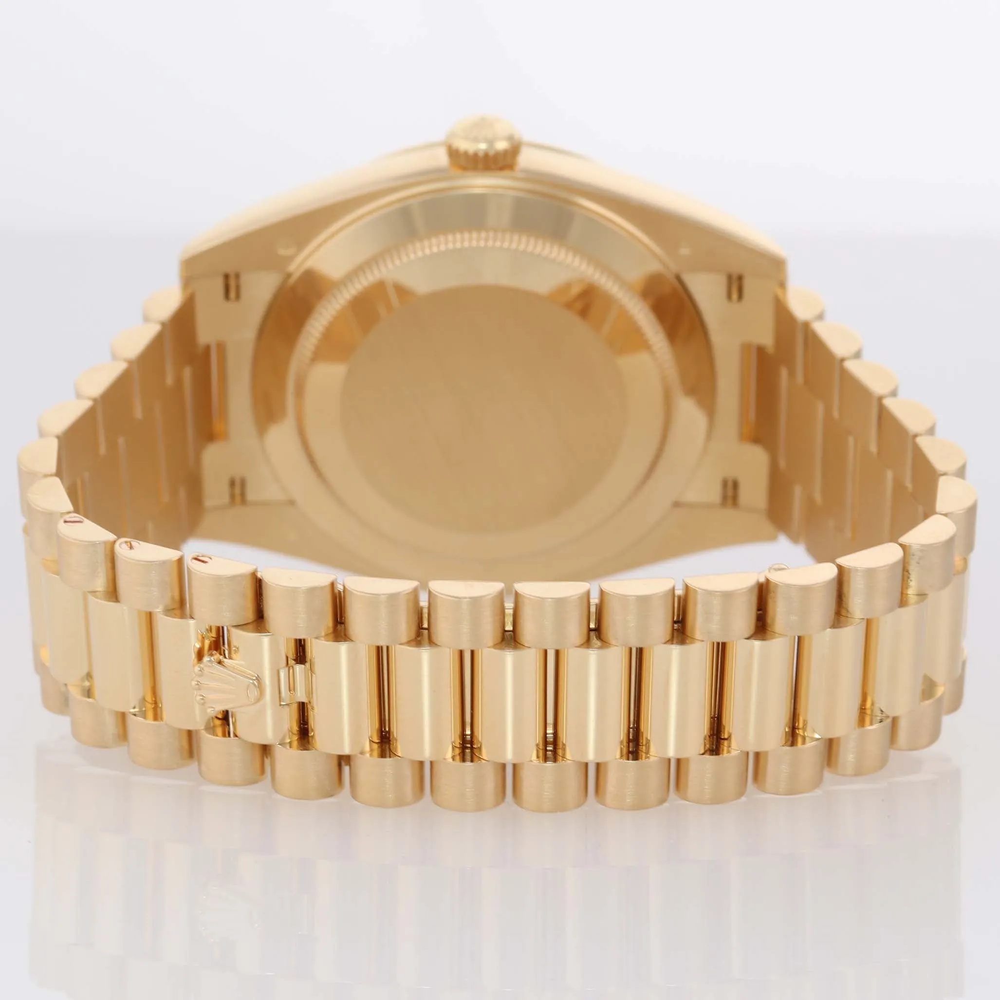PAPERS 2018 Rolex Day Date 40 18k Gold President Champagne Roman 228238 Watch