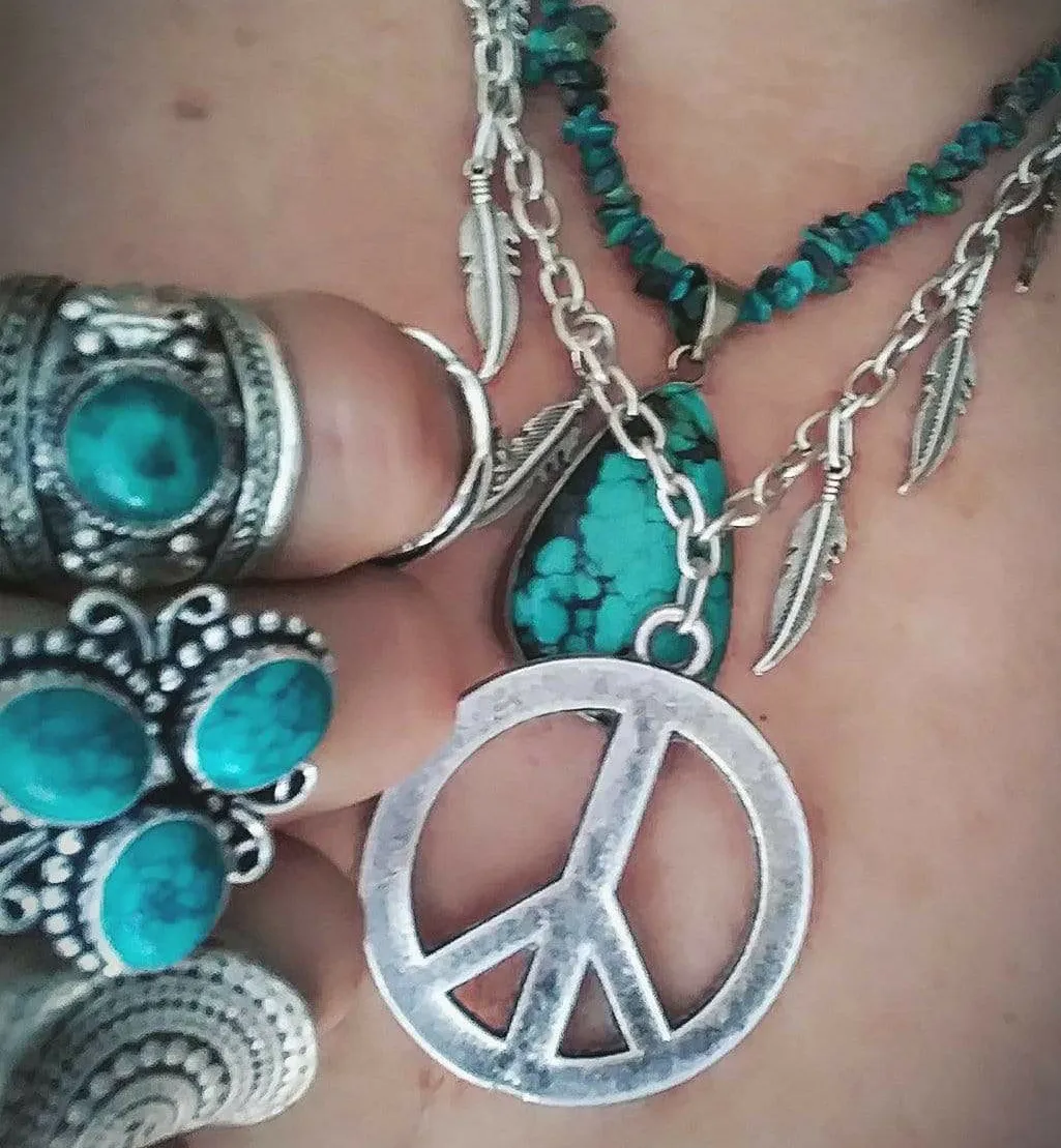 Peace Sign Necklace