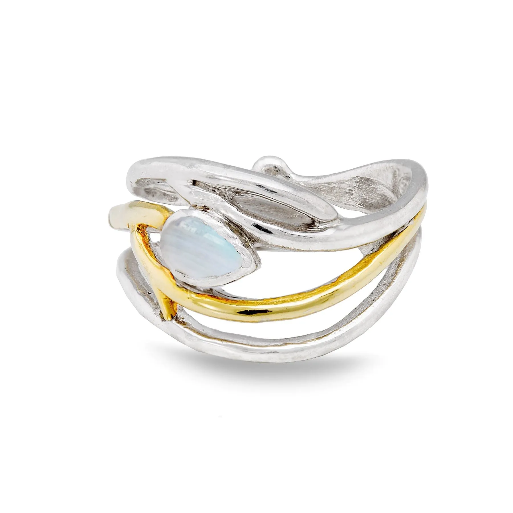 Peacock Ring in various gemstones