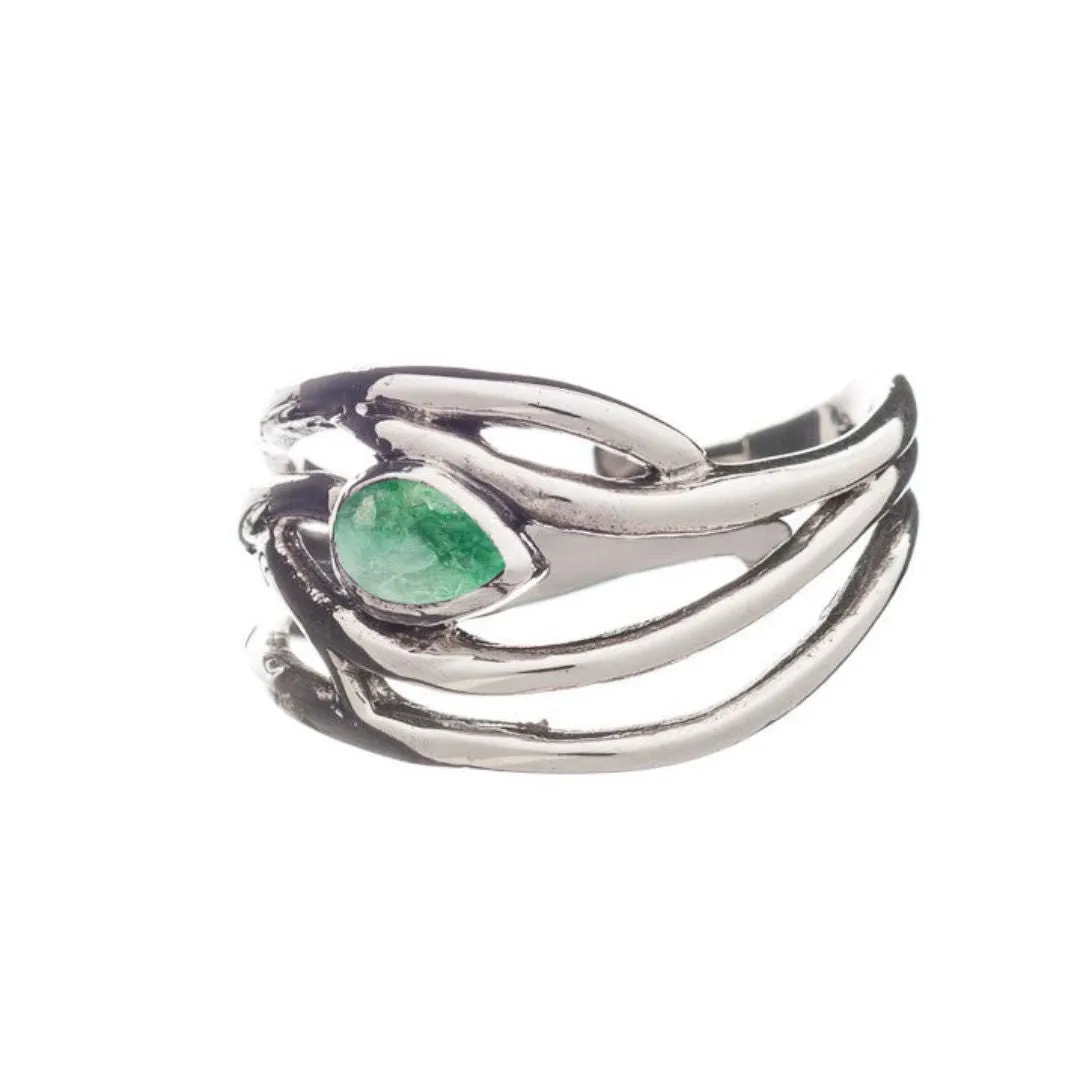 Peacock Ring in various gemstones