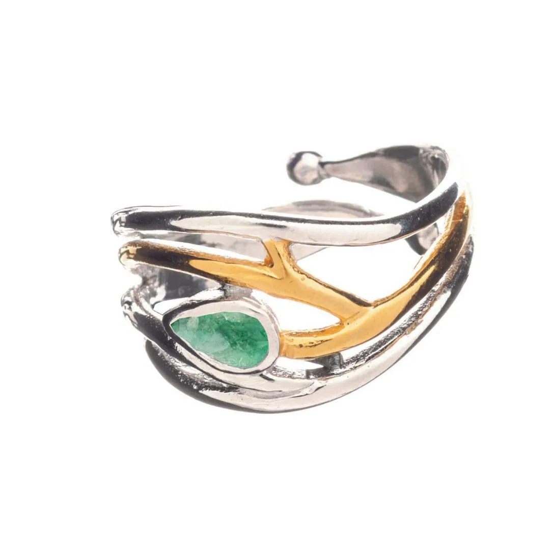 Peacock Ring in various gemstones