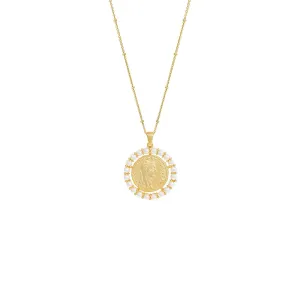 Pearl Coin Necklace
