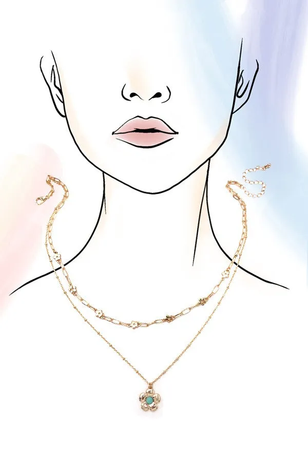 Petal Perfect Layered Necklace