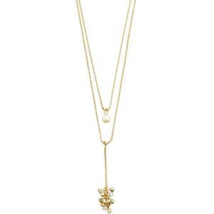 Pilgrim Jolene Crystal Gold Dainty Necklace