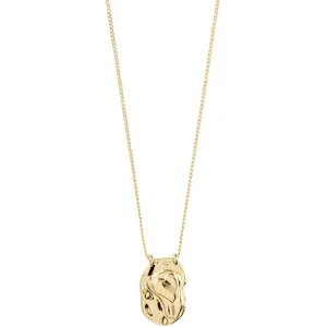 Pilgrim Peace Small Gold Organic Pendant Necklace